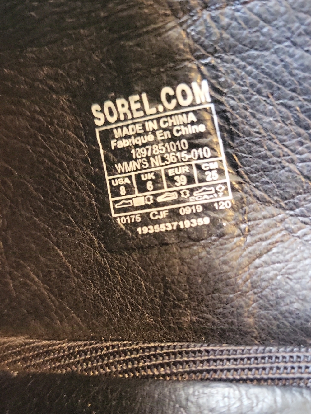 Sorel Black Women's Open-Toe Slingback Sandals Size 8 - Picture 4 of 7